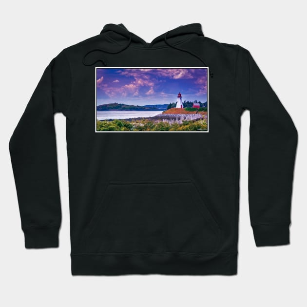 Head Harbour Lightstation, Campobello Island Hoodie by kenmo